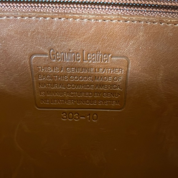 Genuine Leather Messenger Briefcase Crossbody Laptop Shoulder Strap Bag Vintage - Picture 8 of 16